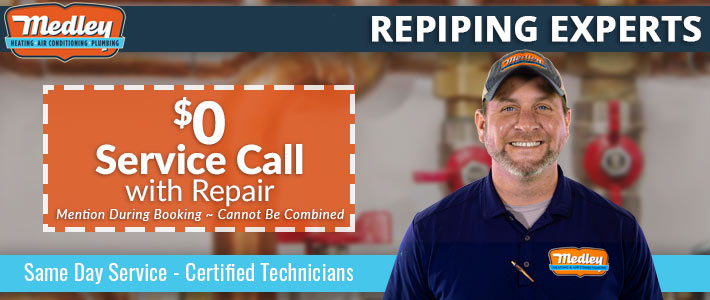 dallas Repiping Medley Heating, Air Conditioning & Plumbing